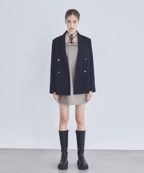 REDYAZEL（レディアゼル）の「リボンベアミニワンピース（ワンピース・レディース・ブラック/グレー・FREE）」の4枚目の写真