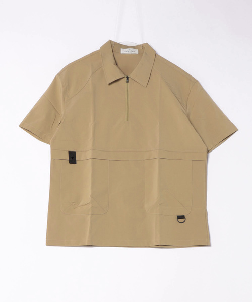 GENXDER(ノンジェンダー)の「【GENXDER】ワークアウトドアポロシャツ (SS)(ポロシャツ・メンズ・オフホワイト/ベージュ・LARGE/X-LARGE/XX-LARGE)」の8枚目の写真