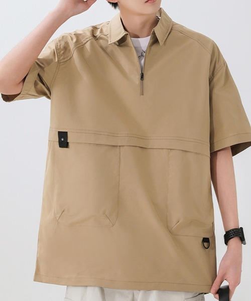 GENXDER(ノンジェンダー)の「【GENXDER】ワークアウトドアポロシャツ (SS)(ポロシャツ・メンズ・オフホワイト/ベージュ・LARGE/X-LARGE/XX-LARGE)」の6枚目の写真