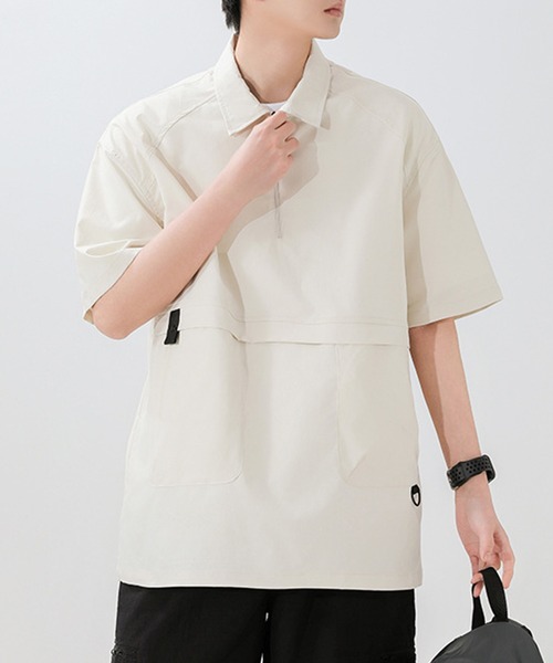 GENXDER(ノンジェンダー)の「【GENXDER】ワークアウトドアポロシャツ (SS)(ポロシャツ・メンズ・オフホワイト/ベージュ・LARGE/X-LARGE/XX-LARGE)」の14枚目の写真