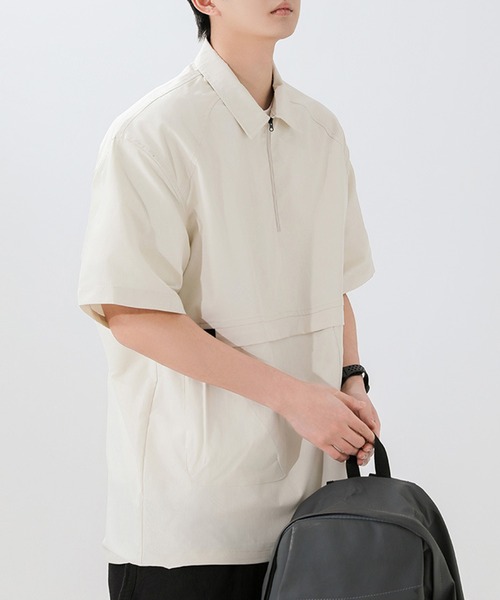 GENXDER(ノンジェンダー)の「【GENXDER】ワークアウトドアポロシャツ (SS)(ポロシャツ・メンズ・オフホワイト/ベージュ・LARGE/X-LARGE/XX-LARGE)」の16枚目の写真