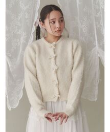 merry jenny | ブークレリボンニットカーディガン(カーディガン/ボレロ)
