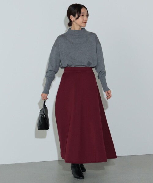 BEAMS HEART（ビームスハート）の「ダンボール フレアスカート（スカート・レディース・レッド系その他7/ネイビー・FREE）」の4枚目の写真