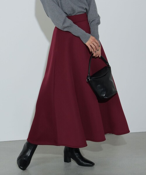 BEAMS HEART（ビームスハート）の「ダンボール フレアスカート（スカート・レディース・レッド系その他7/ネイビー・FREE）」の5枚目の写真