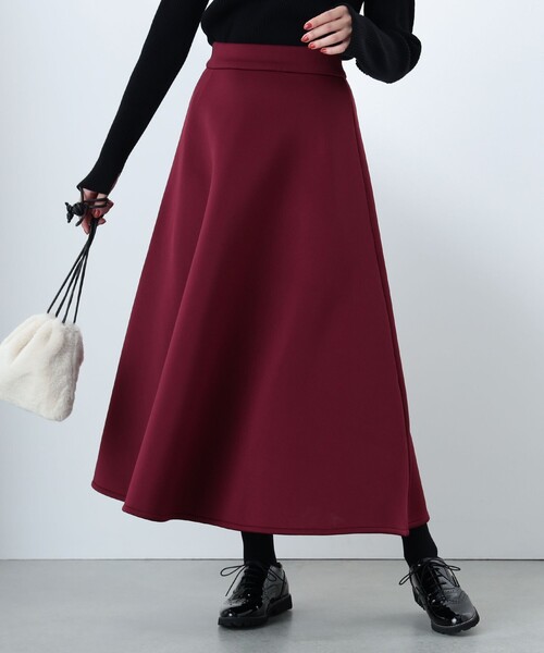 BEAMS HEART（ビームスハート）の「ダンボール フレアスカート（スカート・レディース・レッド系その他7/ネイビー・FREE）」の8枚目の写真