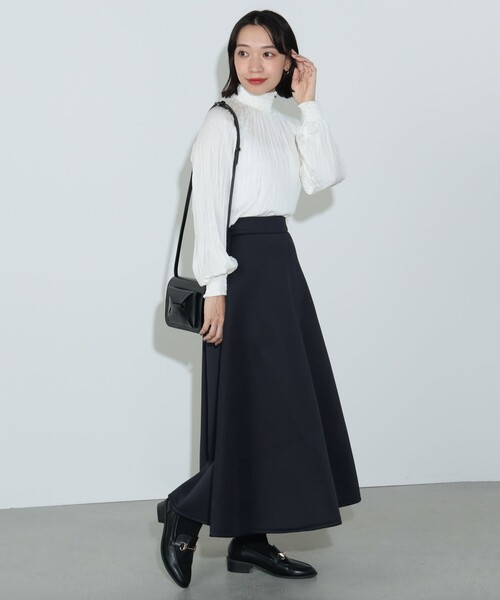 BEAMS HEART（ビームスハート）の「ダンボール フレアスカート（スカート・レディース・レッド系その他7/ネイビー・FREE）」の12枚目の写真