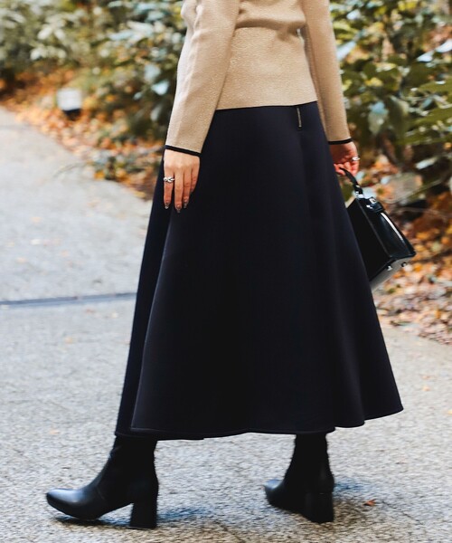 BEAMS HEART（ビームスハート）の「ダンボール フレアスカート（スカート・レディース・レッド系その他7/ネイビー・FREE）」の14枚目の写真