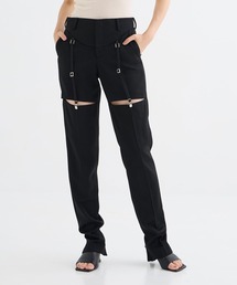【GURTWEIN/ガーウィン】iconic garter-belted boot trousers/アイコニックガーターベルトブーツトラウザー
