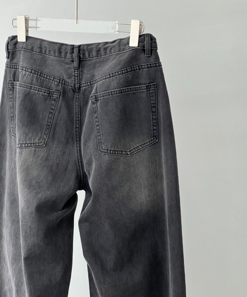 chuclla(チュクラ)の「ワイドレッグ イージー ブラックデニム chw24a023(デニムパンツ・レディース・ブラック・L/M/S)」の15枚目の写真