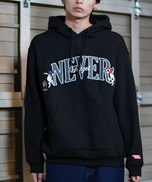 FORGET NEVER | 【ムラサキスポーツ限定】FORGET NEVER/フォーゲットネバー パーカー ビックシルエット セットアップ対応 244OO1PK057FN(パーカー)