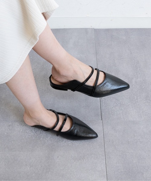 Fabby fabby(ファビィーファビィー)の「ダブルストラップフラットサンダル(サンダル・レディース・ブロンズ/ブラック/ガンメタ・SMALL/MEDIUM/LARGE)」の13枚目の写真