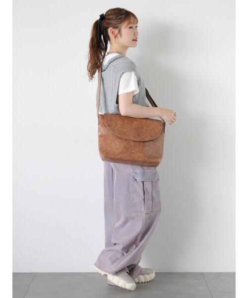 ehka sopo（エヘカソポ）の「ハート刺繍チルデンベスト（ベスト・レディース・オフホワイト/ボルドー/ネイビー/グレー・F）」の20枚目の写真