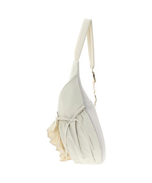 F i.n.t（フィント）の「フリル使いワンショルダーバッグ/fint（ショルダーバッグ・レディース・アイボリー/ブラック・FREE）」の15枚目の写真
