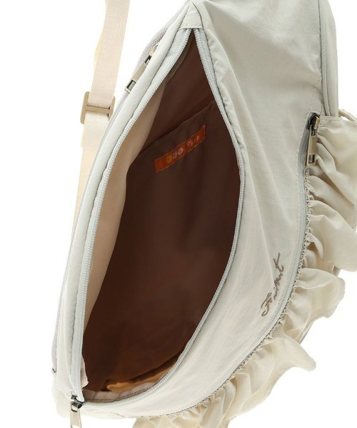 F i.n.t（フィント）の「フリル使いワンショルダーバッグ/fint（ショルダーバッグ・レディース・アイボリー/ブラック・FREE）」の20枚目の写真