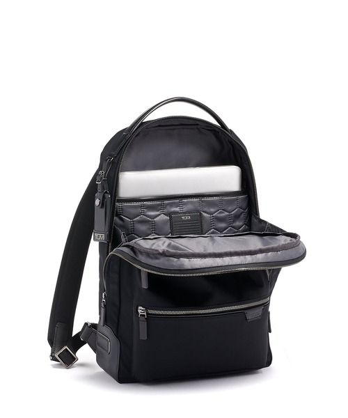 TUMI ブラック バックパック　ハリソン A4収納可能 HARRISON 「ブラッドナー」バックパック（A4/PC14インチまで対応