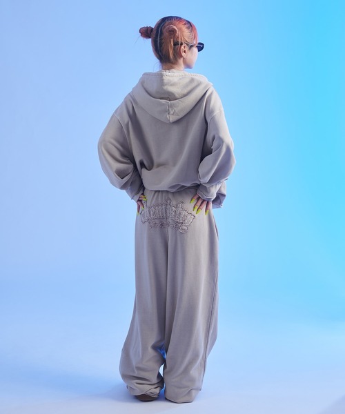 sedacle(セダクル)の「ピグメント加工ジップパーカー 【SETUP着用可能】(パーカー・メンズ・チャコールグレー/杢グレー/ボルドー/ベージュ/ネイビー/イエロー/ピンク・SMALL/MEDIUM/LARGE)」の22枚目の写真