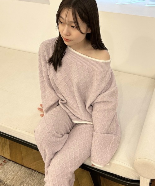 SNIDEL HOME（スナイデルホーム）の「柄編みプルオーバー