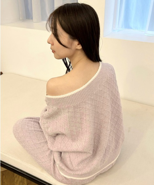 SNIDEL HOME（スナイデルホーム）の「柄編みプルオーバー
