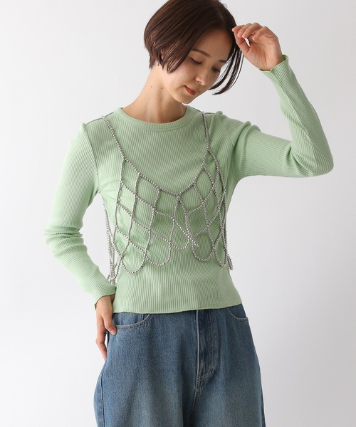 ♡ ページ LEPSIM（レプシィム）の「アソートリブインナー 134457（Tシャツ