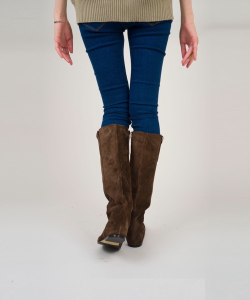 【セール】【FABIO RUSCONI/ファビオルスコーニ】レザー ロングブーツ（ブーツ）｜Fabio Rusconi（ファビオルスコーニ）