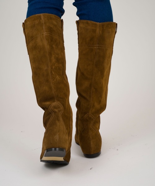 【セール】【FABIO RUSCONI/ファビオルスコーニ】レザー ロングブーツ（ブーツ）｜Fabio Rusconi（ファビオルスコーニ）