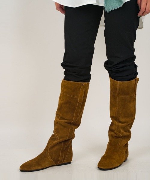 【セール】【FABIO RUSCONI/ファビオルスコーニ】レザー ロングブーツ（ブーツ）｜Fabio Rusconi（ファビオルスコーニ）