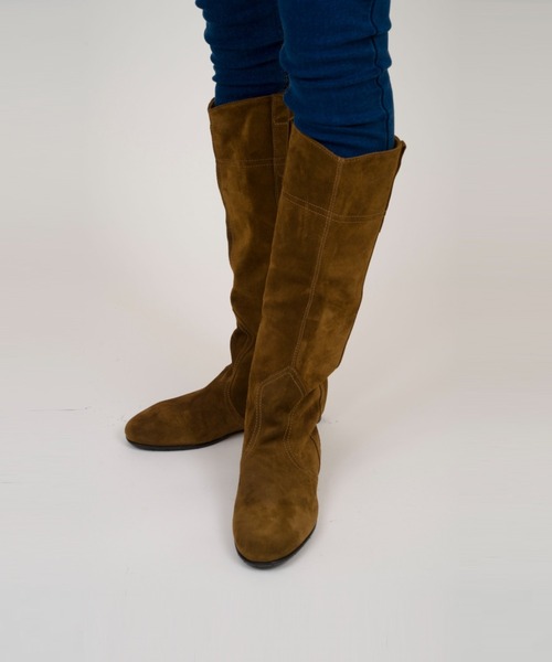 【セール】【FABIO RUSCONI/ファビオルスコーニ】レザー ロングブーツ（ブーツ）｜Fabio Rusconi（ファビオルスコーニ）