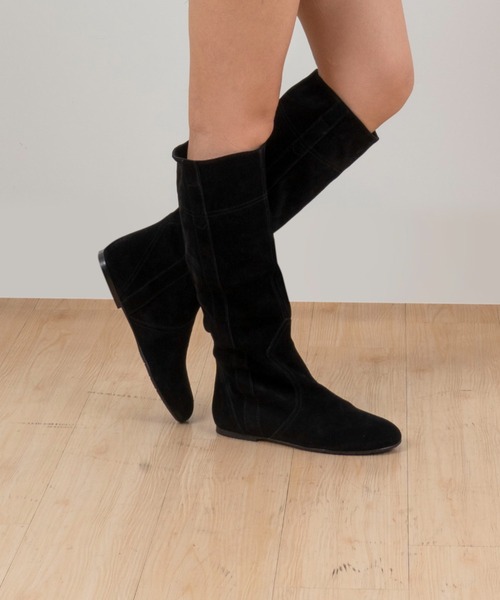 【セール】【FABIO RUSCONI/ファビオルスコーニ】レザー ロングブーツ（ブーツ）｜Fabio Rusconi（ファビオルスコーニ）