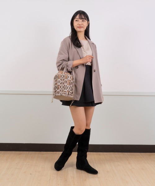 【セール】【FABIO RUSCONI/ファビオルスコーニ】レザー ロングブーツ（ブーツ）｜Fabio Rusconi（ファビオルスコーニ）