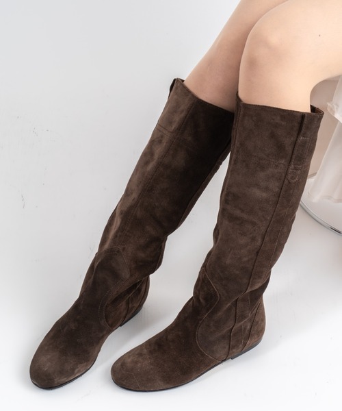 極美品 FABIO RUSCONI レザーロングブーツ 24cm相当 ブラウン 極美品 FABIO RUSCONI レザーロングブーツ 24cm相当 ブラウン - メルカリ