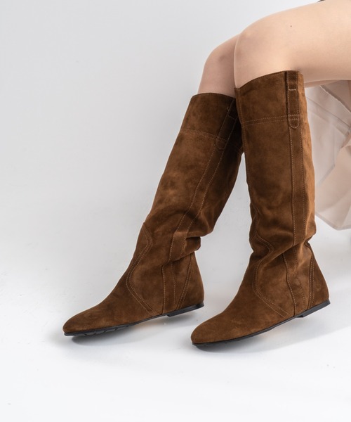 FABIO RUSCONI(ファビオルスコーニ)の「【FABIO RUSCONI/ファビオルスコーニ】レザー ロングブーツ(ブーツ・レディース・ブラウン/ダークブラウン/ブラック・36/37/38/39)」の8枚目の写真