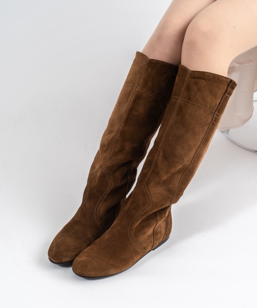 FABIO RUSCONI(ファビオルスコーニ)の「【FABIO RUSCONI/ファビオルスコーニ】レザー ロングブーツ(ブーツ・レディース・ブラウン/ダークブラウン/ブラック・36/37/38/39)」の9枚目の写真