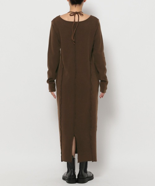 LOWRYS FARM（ローリーズファーム）の「パウダーブリーチワンピースＬＳ  160618（ワンピース・レディース・ブラウン/チャコールグレー・FREE）」の17枚目の写真