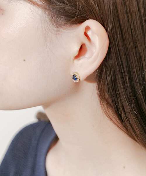 ミニピアス2点❁⃘*.゜ステンレス ステンレスビジューミニピアス（ピアス（両耳用））｜SMELLY