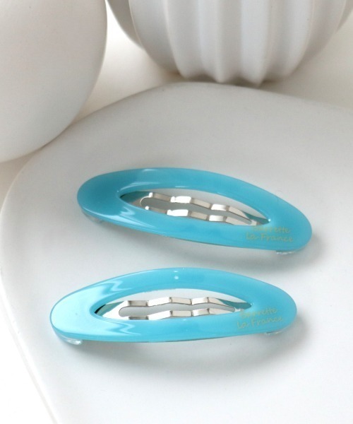 Three Four Time（ｽﾘｰﾌｫｰﾀｲﾑ）の「フランス製カラーセットトップピン（ヘアピン・レディース・ブルー/ピンク/マスタード・FREE）」の4枚目の写真