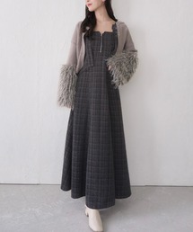 mellowneon | ラメツイードキャミワンピース/キャミワンピース/ワンピース/フリンジ(ワンピース)