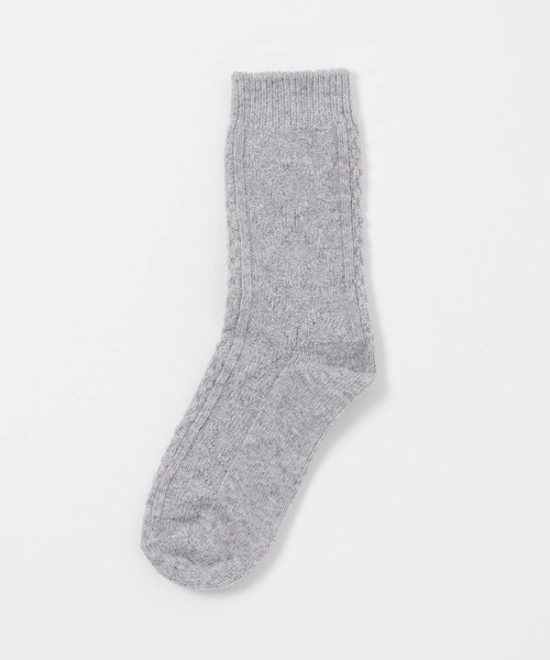 URBAN RESEARCH Sonny Label（アーバンリサーチサニーレーベル）の「H FOOTWEAR　ダイヤ柄ソックス（ソックス/靴下・レディース・レッド/グレー系その他/オフホワイト・FREE）」の6枚目の写真