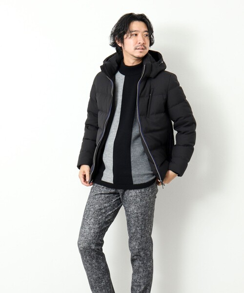 NOLLEY’S（ノーリーズ）の「【河田フェザー】撥水ストレッチダウンジャケット 24AW（ダウンジャケット/コート・メンズ・ネイビー/ブラック/ブルー・S/M/L/XL）」の21枚目の写真
