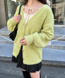 Kastane | 【S.Lサイズ展開/4色展開/WEB限定】ラメシャギーカーディガン(ニット/セーター)