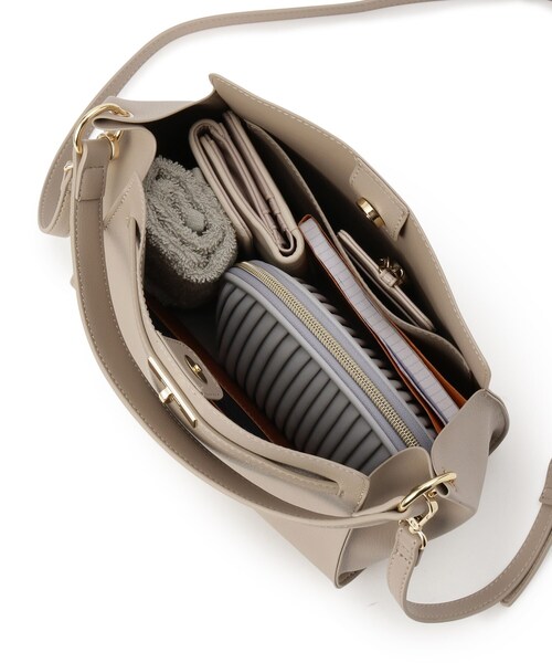 index（インデックス）の「＜通勤・セレモニー対応＞2way トートバッグ（トートバッグ・レディース・ブラック/ベージュ・00）」の10枚目の写真