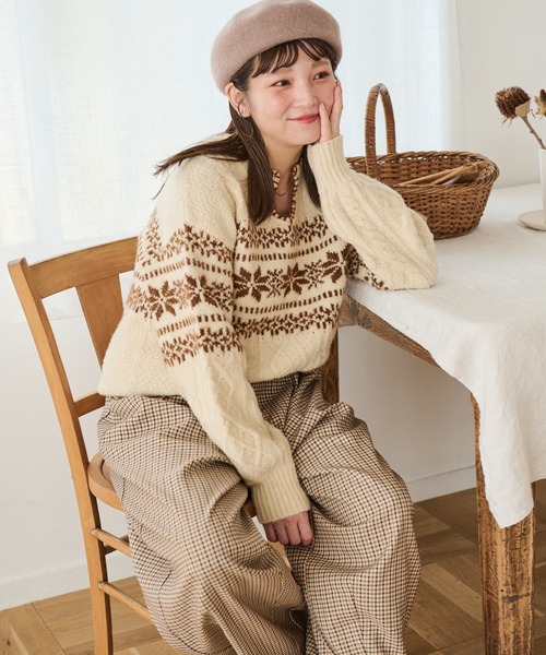 ノルディックセーター | ニット | CADUNE（カデュネ） │【公式通販