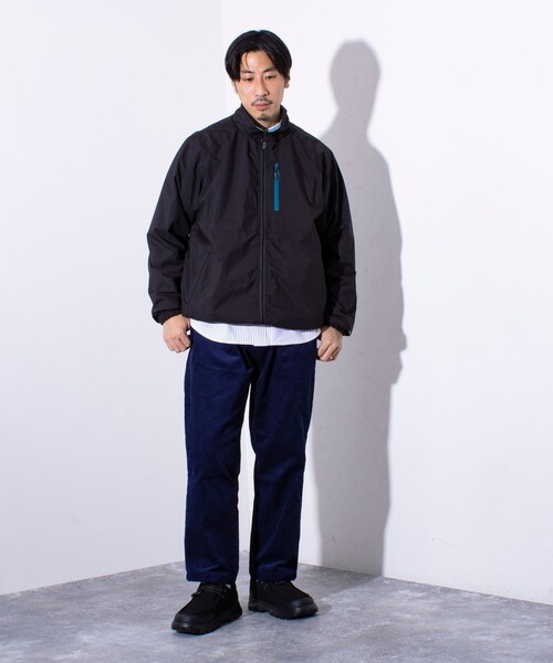 GLOSTER(グロスター)の「【GLOSTER/グロスター】オールウェザー フリース リバーシブルブルゾン 保温/軽量/撥水(ブルゾン・メンズ・オリーブ/グレイッシュブルー/ブラック・M/L)」の4枚目の写真