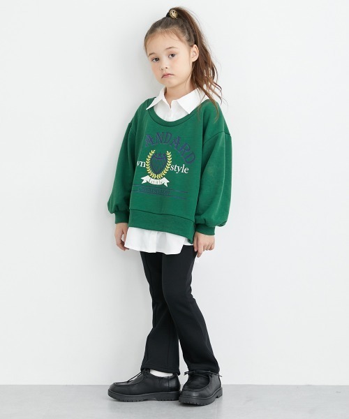 セール】シャツ重ね着風トレーナー（スウェット）｜QUNTSTYLE（キュン