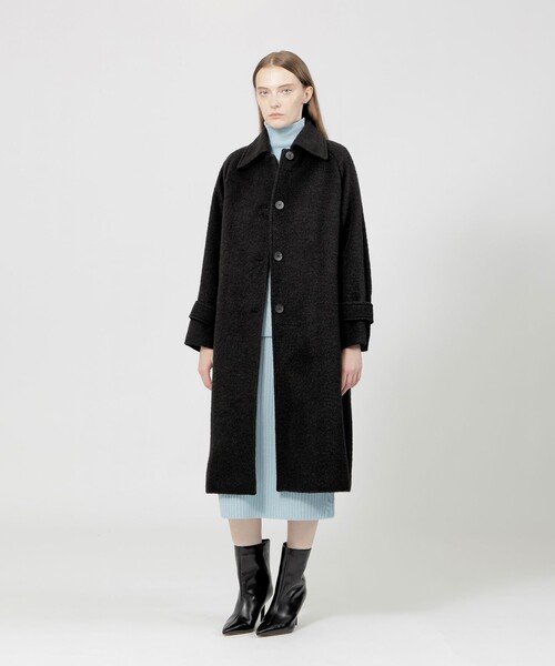 値下IENA イエナ ウールアルパカシャギーロングコート　ブラウン38 セール】【VERY NaVY2024年12月号掲載】アルパカシャギー ウール