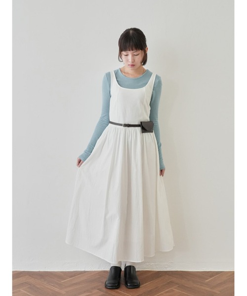 【セール】ノースリーブ レイヤード ワンピース ドレス（ワンピース）｜Bargiee（バージー）