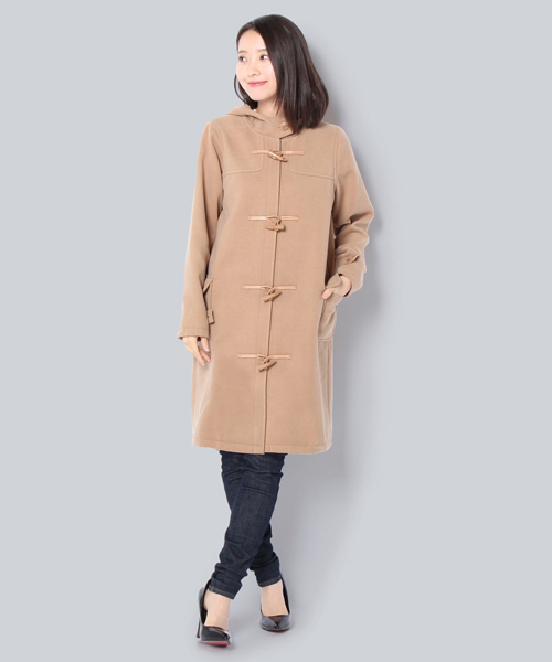 WHO'S WHO gallery(フーズフーギャラリー)の「【common.】WEB限定ロングダッフルコート(ダッフルコート・レディース・グレー/ベージュ/カーキ/ネイビー・FREE)」の7枚目の写真