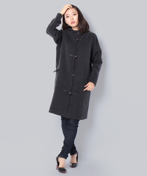 WHO'S WHO gallery(フーズフーギャラリー)の「【common.】WEB限定ロングダッフルコート(ダッフルコート・レディース・グレー/ベージュ/カーキ/ネイビー・FREE)」の21枚目の写真