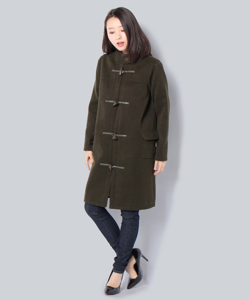 WHO'S WHO gallery(フーズフーギャラリー)の「【common.】WEB限定ロングダッフルコート(ダッフルコート・レディース・グレー/ベージュ/カーキ/ネイビー・FREE)」の11枚目の写真