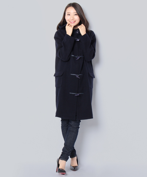 WHO'S WHO gallery(フーズフーギャラリー)の「【common.】WEB限定ロングダッフルコート(ダッフルコート・レディース・グレー/ベージュ/カーキ/ネイビー・FREE)」の12枚目の写真