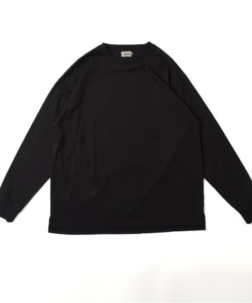 GLAZOS（グラソス）の「【大人向けサイズあり】スムース・シンプル長袖Tシャツ（Tシャツ/カットソー・キッズ・ブラック/ホワイト・S/M/L/LL）」の2枚目の写真